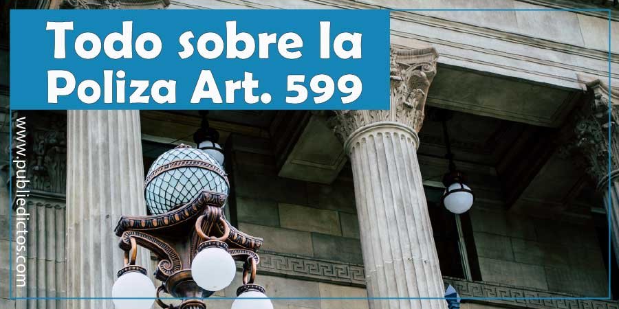 Pólizas Judiciales del Artículo 599 Código General Del Proceso 2 Pólizas Judiciales del Articulo 599 Código General Del Proceso