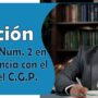 Caución Artículo 590 Numeral 2 en concordancia con el Artículo 421 del C.G.P.
