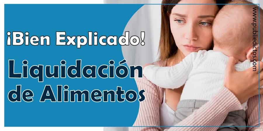 ¿Que es Liquidación de Alimentos? 1 Que es Liquidación de Alimentos