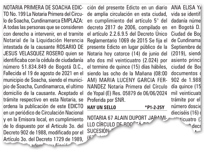 Edictos Judiciales